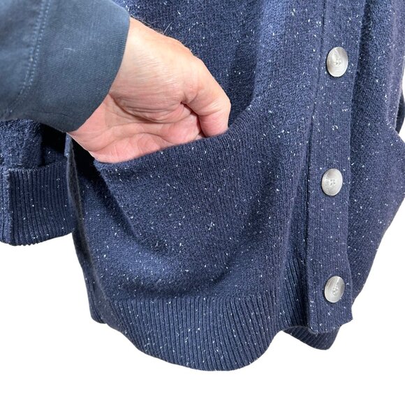 Karen Scott Blue Cardigan Sweater Size XL - Picture 8 of 11